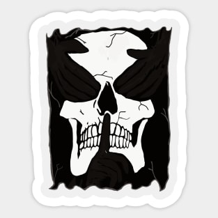 Skull funny Sticker